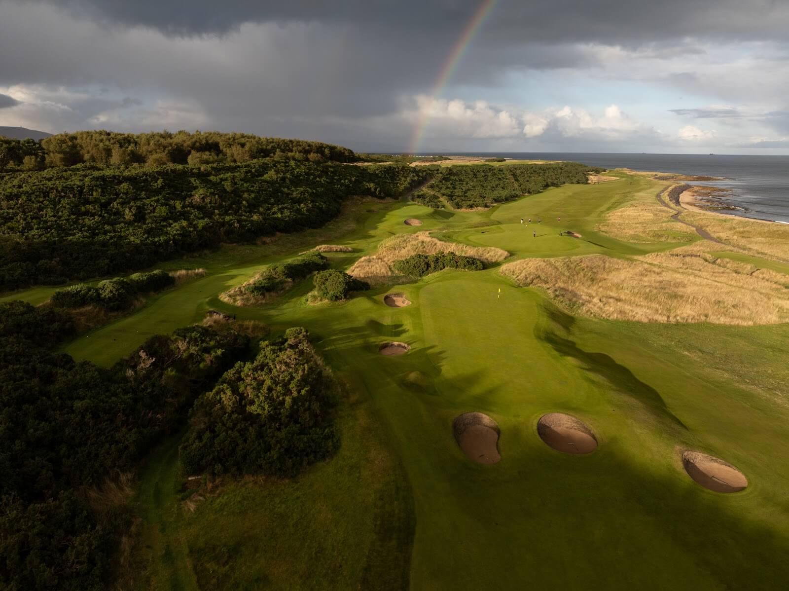 Royal Dornoch from the air, links land as nature intended // Credit: Royal Dornoch