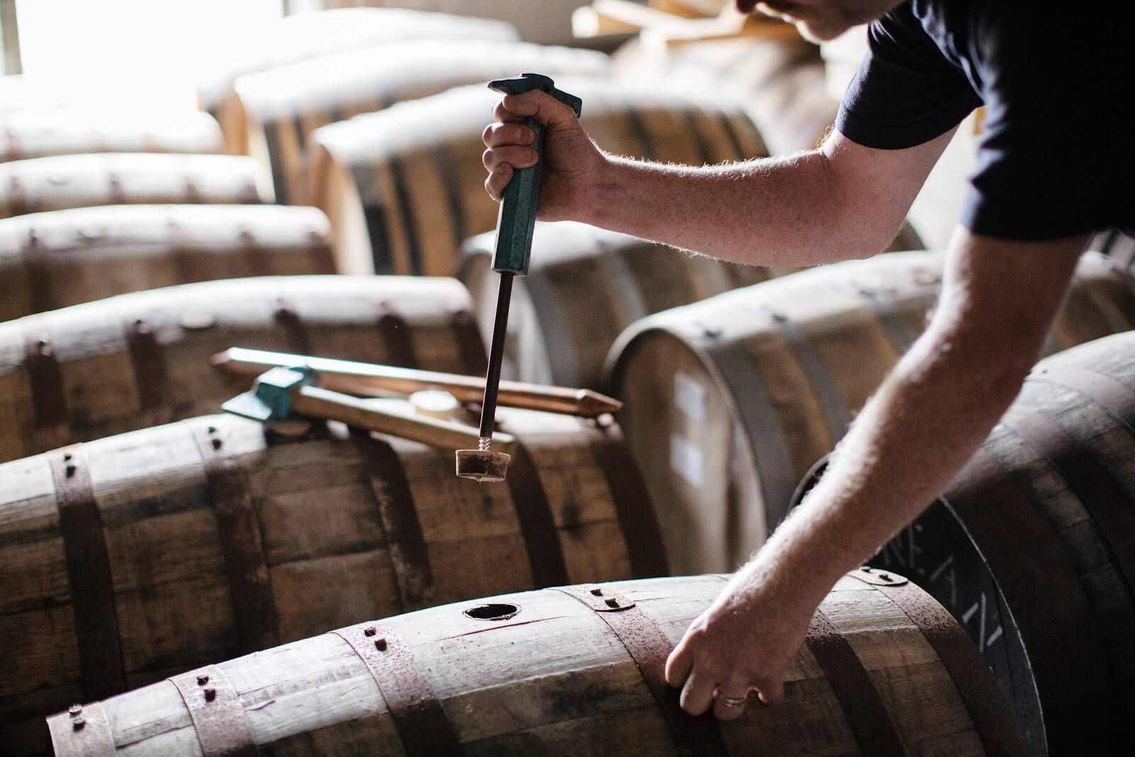 Drawing a dram straight from the cask // Credit: Nc'nean