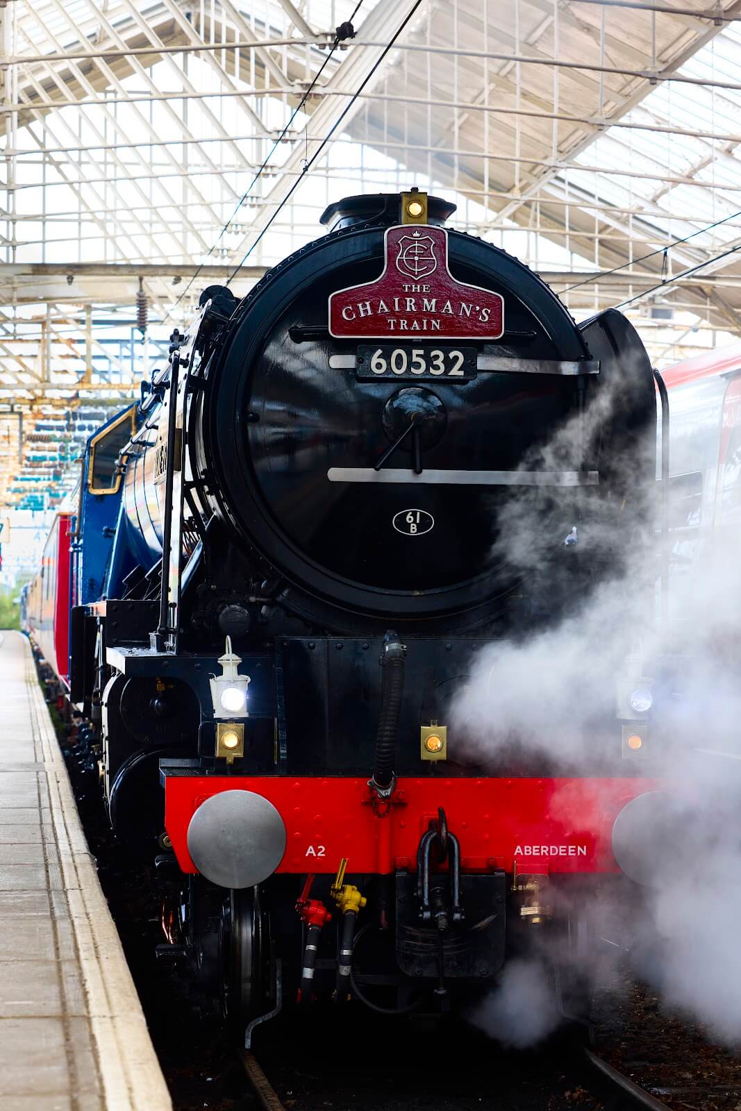 Blue Peter, the 1948 locomotive returned to mainline steam // Credit: The Chairman's Train